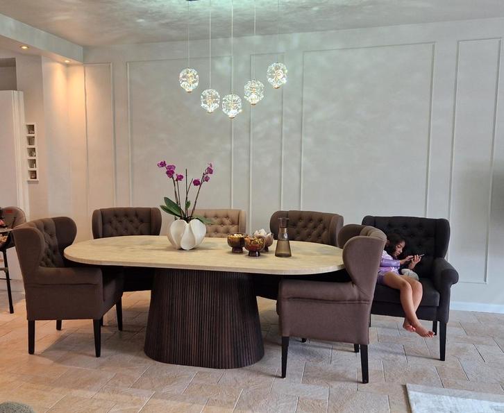 Eetkamerstoelen - Set van 6 in topconditie!, Huis en Inrichting, Stoelen, Ophalen