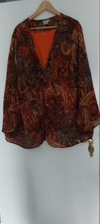 Tuniek met top, Ophalen of Verzenden, Zo goed als nieuw, Oranje, Blouse of Tuniek