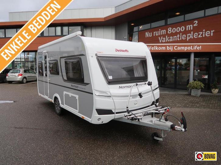 Dethleffs Nomad Avantgarde 460 LE ZGAN EN COMPLEET !!, Caravans en Kamperen, Caravans, tot en met 3, Overige, Dethleffs, 2 aparte bedden
