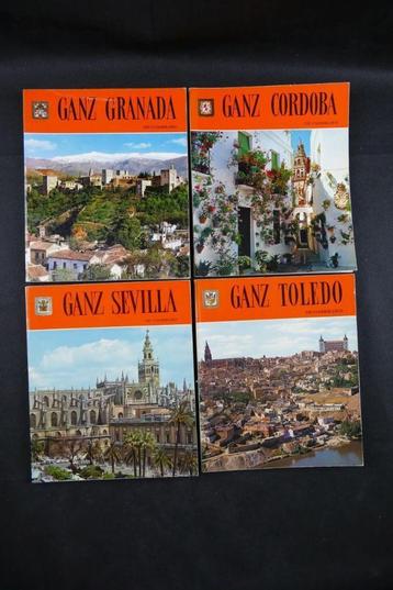 4x Fotoboeken Spaanse Steden 70er jaren Duitstalig beschikbaar voor biedingen