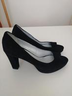 peeptoe hak schoen pump suède zwart Kroon Utrecht mt 36, Nieuw, Ophalen of Verzenden, Zwart