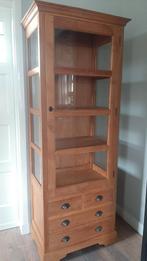 houten vitrinekast, Huis en Inrichting, Kasten | Vitrinekasten, Ophalen, 200 cm of meer, 50 tot 100 cm, 25 tot 50 cm