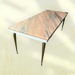 Marmeren vintage salontafel Frankrijk 50S /60S, Ophalen, Gebruikt, Vintage design Italie Potugal, Huysmans