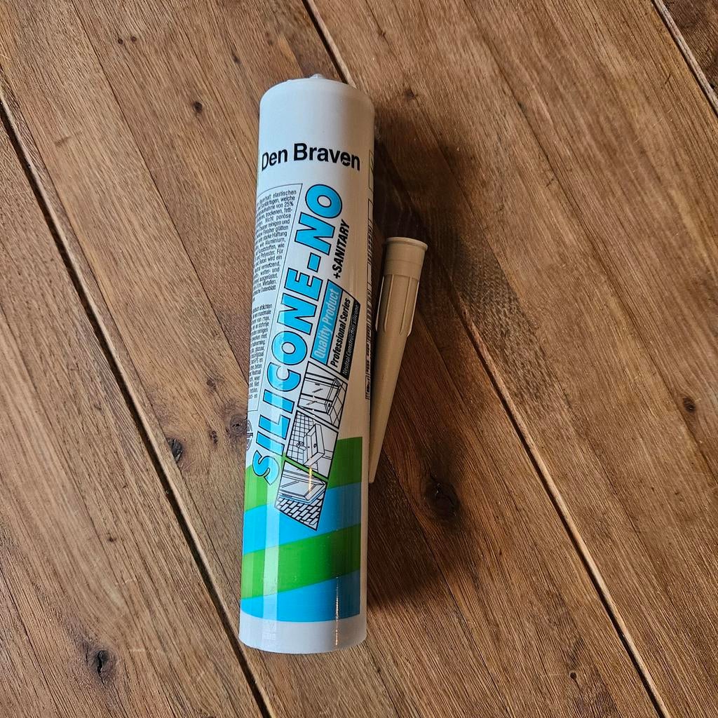 Den Braven siliconenkit Lichtgrijs - Nieuw, Minder dan 4 cm, Overige materialen, Nieuw, Ophalen of Verzenden