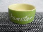 Groen voerbakje / etensbakje met tekst : HAMSTER nieuw, Ophalen of Verzenden, Nieuw, Voerbakje