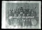 Boxmeer harmonie fanfare Amicitia in Arte oud glasnegatief, Verzamelen, Foto's en Prenten, Verzenden, Voor 1940, Gebruikt, Overige onderwerpen
