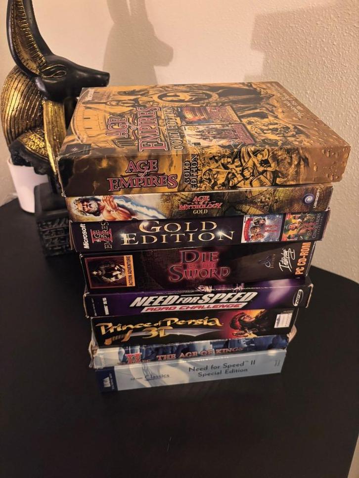 8x big box pc - age of empires/mythology, need for speed etc, Spelcomputers en Games, Games | Pc, Gebruikt, Strategie en Constructie