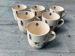 6 mokjes van Jet Ter Steege, Huis en Inrichting, Keuken | Servies, Ophalen of Verzenden, Zo goed als nieuw, Overige stijlen, Kop(pen) en/of Schotel(s)