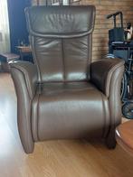 Leren relax fauteuil, Huis en Inrichting, Fauteuils, Ophalen, Zo goed als nieuw, Leer