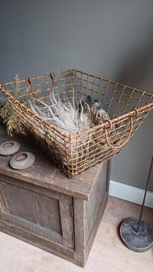 Landelijke/stoere draadmand, Huis en Inrichting, Woonaccessoires | Overige, Nieuw, Ophalen of Verzenden