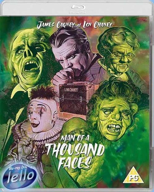 Blu-ray: Man of a Thousand Faces (1957 James Cagney) UK nNLO, Cd's en Dvd's, Blu-ray, Nieuw in verpakking, Drama, Ophalen of Verzenden