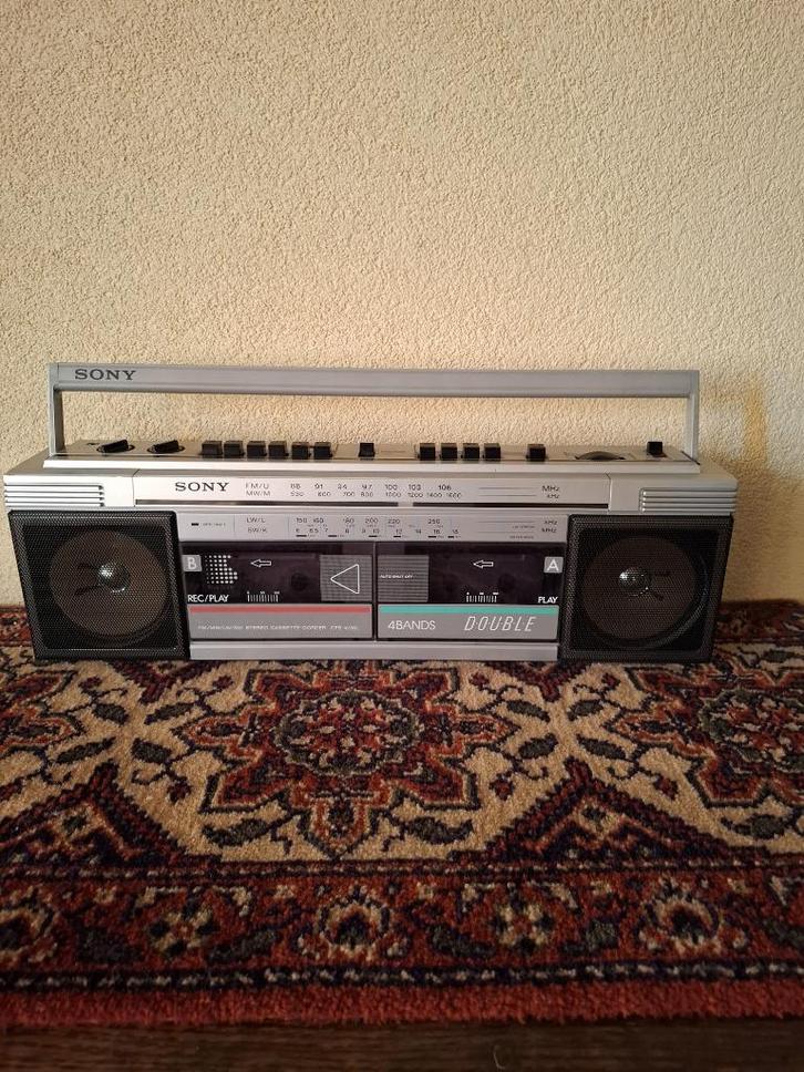 Sony cassetterecorder CFS-W30L, Audio, Tv en Foto, Cassettedecks, Dubbel, Sony, Ophalen of Verzenden