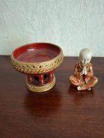 Mooie Thaise presenteerschaal / sierschaal op pootje, Ophalen of Verzenden