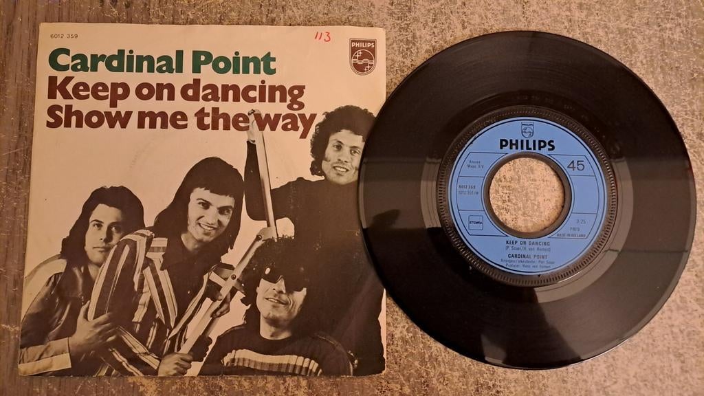 Cardinal point  - keep on dancing, Gebruikt, 7 inch, Single, Ophalen of Verzenden