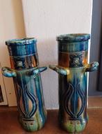 Antieke Art Deco vazen Torhout aardewerk., Huis en Inrichting, Ophalen of Verzenden, Zo goed als nieuw, Overige materialen, Minder dan 50 cm