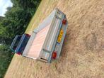 Ansems tandemasser aanhanger aanhang wagen kar 2 asser, Caravans en Kamperen, Ophalen, Gebruikt