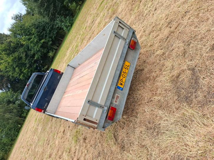 Ansems tandemasser aanhanger aanhang wagen kar 2 asser, Caravans en Kamperen, Tenten, Gebruikt, Ophalen