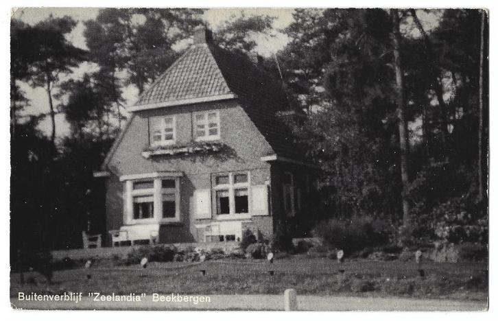 Beekbergen, Buitenverblijf "Zeelandia" Opruimingskaart, Verzamelen, Ansichtkaarten | Nederland, Gelopen, Gelderland, 1960 tot 1980