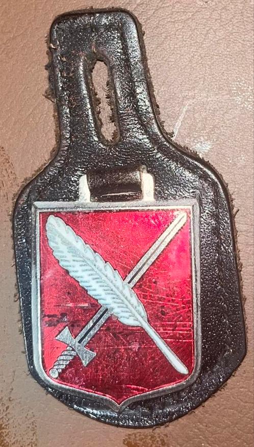 Borstzakhanger Militaire Administratie, Verzamelen, Militaria | Algemeen, Landmacht, Embleem of Badge, Nederland, Ophalen of Verzenden