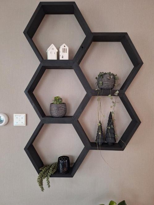 Unieke Muurdecoratie - hexagonnen/6hoek -verzenden mogenlijk, Huis en Inrichting, Woonaccessoires | Wanddecoraties, Nieuw, Ophalen of Verzenden