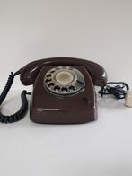 telefoon vintage draaischijf Type T65 de luxe mocca, Ophalen of Verzenden, Gebruikt, Met draaischijf