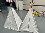 2x Kinder Tipi Tent – Wit (Speeltent / Binnen tent), Kinderen en Baby's, Ophalen of Verzenden, Zo goed als nieuw
