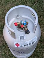 Alugas LPG Fles nieuw ongebruikt 14kg + buitenvul set, Ophalen of Verzenden, Nieuw