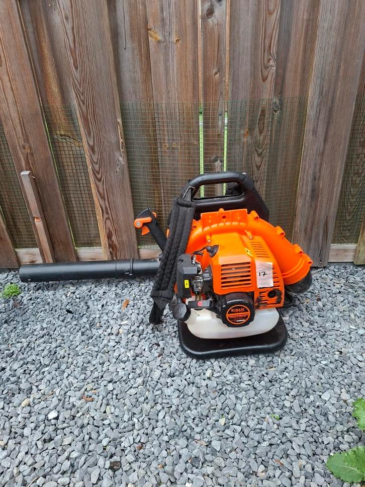 Twee­takt benzine bladblazer – goed werkend, Tuin en Terras, Bladblazers, Gebruikt, Ruggedragen, Benzine, Ophalen of Verzenden