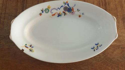 EAP Adolph Persch  |  Ovale platte schaal, Antiek en Kunst, Antiek | Schalen, Ophalen of Verzenden