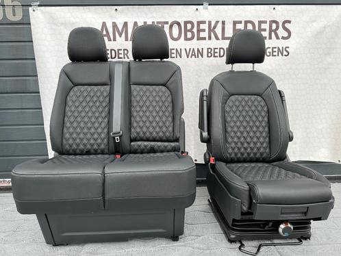 Stoel en bank voor VW Crafter MAN met zwart leder vanaf 2018, Auto-onderdelen, Interieur en Bekleding, Volkswagen, Nieuw, Ophalen