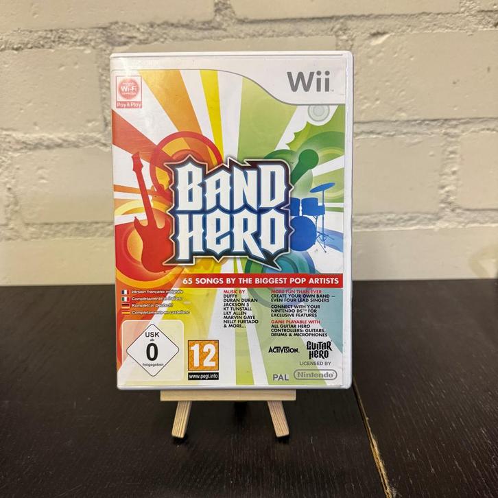 te koop: band hero (wii), Spelcomputers en Games, Games | Nintendo Wii, Gebruikt, Muziek, 3 spelers of meer, Vanaf 3 jaar, Ophalen of Verzenden
