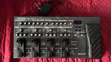 Boss ME-80 Multi-effecten Gitaar Pedaal + PSU beschikbaar voor biedingen