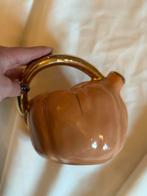 Bordello Pinheiro Pompoen Theepot met Goud, Overige materialen, Bruin, Nieuw, Ophalen of Verzenden