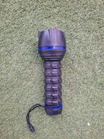 Grote rubber zaklamp, Caravans en Kamperen, Zaklampen, Ophalen of Verzenden, Gebruikt, Batterij