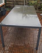 Robuste  aluminium  tuintafel 2x1 m, Ophalen, Gebruikt, Rechthoekig, Aluminium