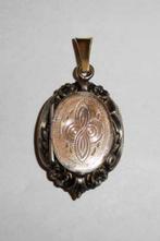 Medaillon Zilver verguld Goud Gegraveerd, Ophalen of Verzenden, Goud