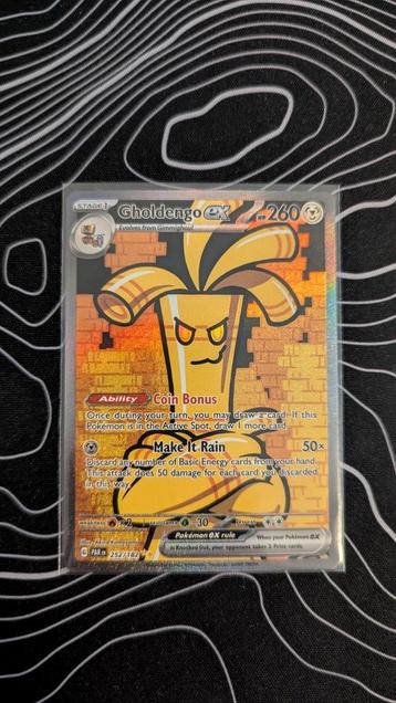 Pokemon gholdengo ex 252 paradox rift mint beschikbaar voor biedingen