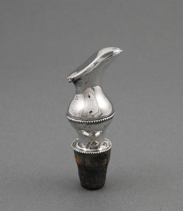zilveren schenktuit, schenkkurk, vogelbek, Antiek en Kunst, Antiek | Goud en Zilver, Zilver, Verzenden