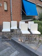 6x Middelhoge Barkruk Bekleding dient Vervangen Koopje €50, 5 krukken of meer, Ophalen, Gebruikt, 60 tot 90 cm