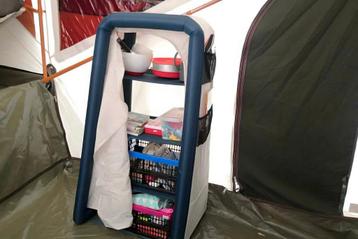 Decathlon Quechua Opblaasbare Campingkast - Zo Goed Als Nieu beschikbaar voor biedingen