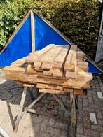 Vuren balken 96 x 10 x 6 - 46 stuks, Gebruikt, Ophalen of Verzenden, 50 mm of meer, Balk