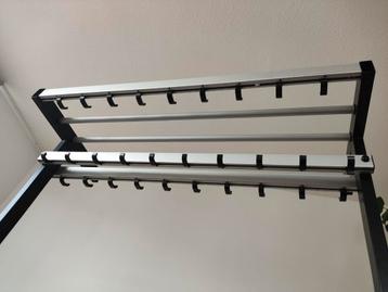 Industriële Grote Kapstok 170cm - School/Bedrijf - Zwart beschikbaar voor biedingen