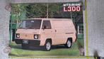 Mitsubishi motors L300 busje van poster vintage retro B1, Gebruikt, Rechthoekig Liggend, Ophalen of Verzenden, A1 t/m A3