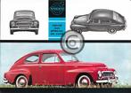 oldtimer Volvo 544 Special De Luxe USA - Canada leaflet 1961, Ophalen of Verzenden, Zo goed als nieuw, Volvo