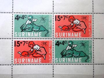 Suriname 1965 Kinderpostzegel Kind en Dier blok Postfris   beschikbaar voor biedingen