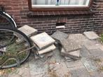 Gratis betontegels beton tegels terrastegels terras Haarlem, Tuin en Terras, Tegels en Klinkers, Ophalen, Zo goed als nieuw, 10 m² of meer