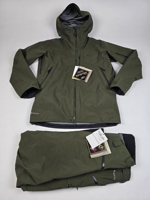 Rab Goretex Performance Shell Ski Set Army Nieuw! Heren M, Kleding | Heren, Wintersportkleding, Nieuw, Jack, Ophalen of Verzenden