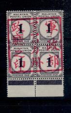 X61) 1942 Japanse bez Straits Settlements Malacca geen gar, Postzegels en Munten, Postzegels | Azië, Ophalen of Verzenden, Postfris
