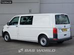 Volkswagen Transporter Dubbel Cabine L2H1 Airco Cruise Euro6, Auto's, Gebruikt, Euro 6, 4 cilinders, Wit