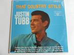 LP Justin Tubb - That Country Style, Cd's en Dvd's, Vinyl | Country en Western, Ophalen of Verzenden, Zo goed als nieuw, 12 inch